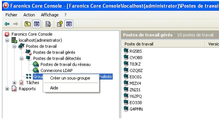 FARONICS CORE - Groupes de postes de travail sur mesure dynamiques - 1