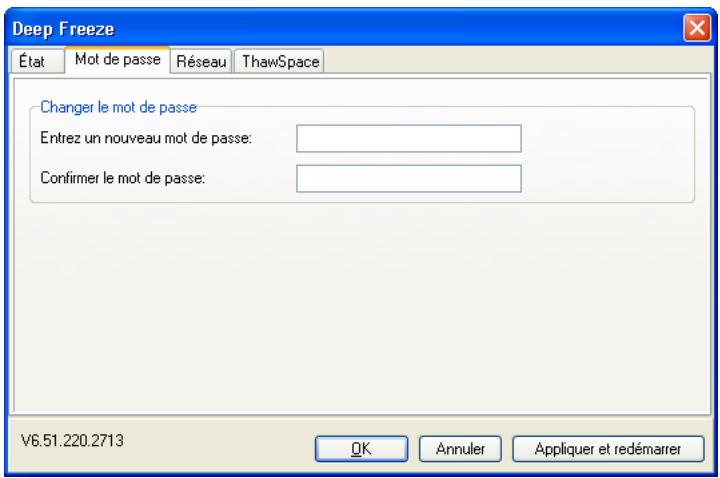 FARONICS DEEP FREEZE ENTERPRISE - Onglet Mot de passer - 1