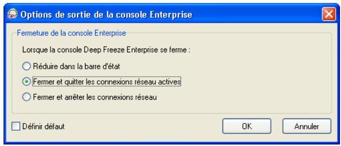 FARONICS DEEP FREEZE ENTERPRISE - Arret de la console Enterprise de Deep Freeze - 1