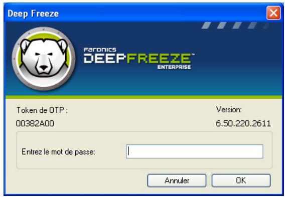 FARONICS DEEP FREEZE ENTERPRISE - Ecran d'ouverture de session - 1