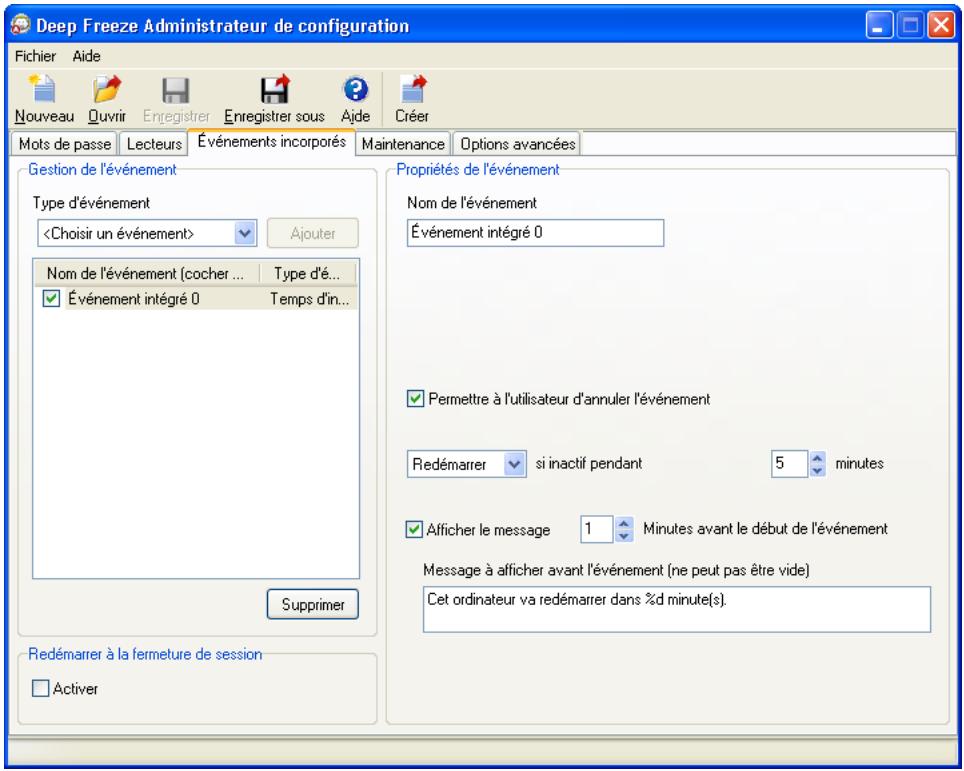 FARONICS DEEP FREEZE ENTERPRISE - Periode d'inactivite - 1
