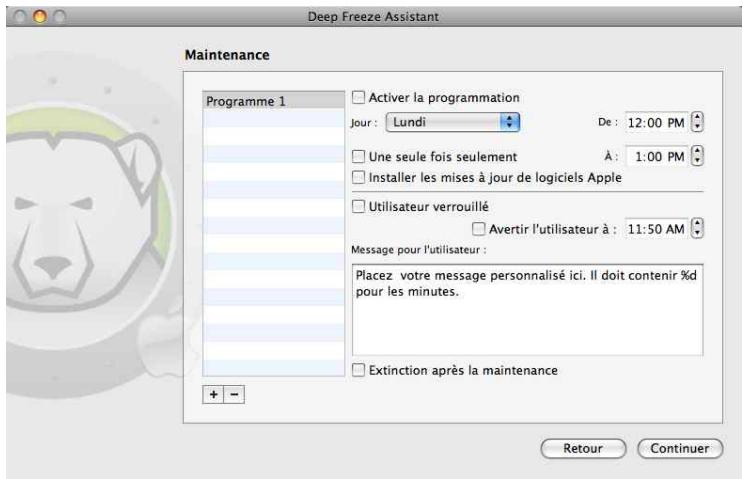 FARONICS DEEP FREEZE MAC - Il convient de supprimer les anciennes tâches ARD Deep Freeze avant d'en installer de nouvelles avec l'assistant Deep Freeze pour éviter tout problème d'exécution. - 7