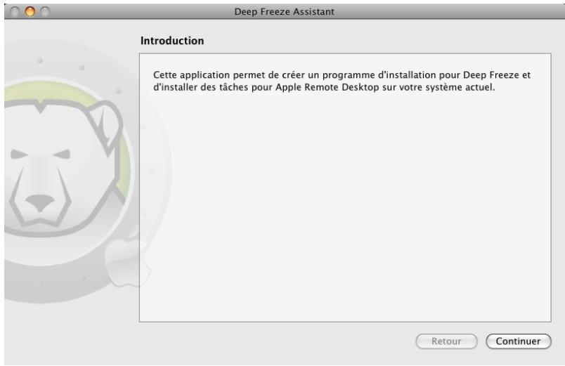 FARONICS DEEP FREEZE MAC - Annexe I : Assistant Deep Freeze et personnelisation du programme d'installation - 1