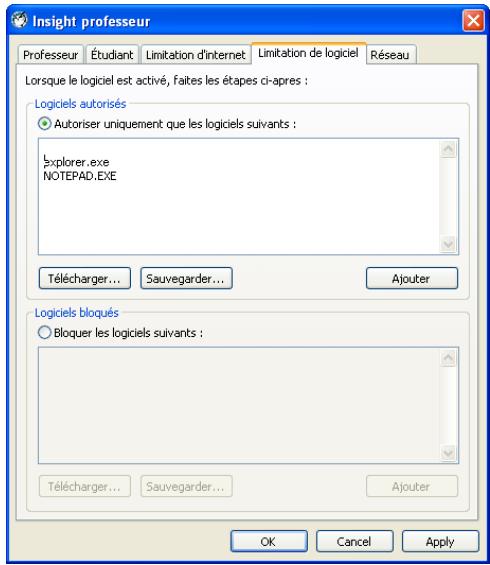 FARONICS INSIGHT - Limitation d'application - 1