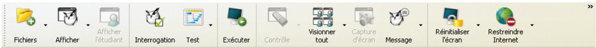 FARONICS INSIGHT - Utilisation de la barre d'outils du professeur Insight - 1