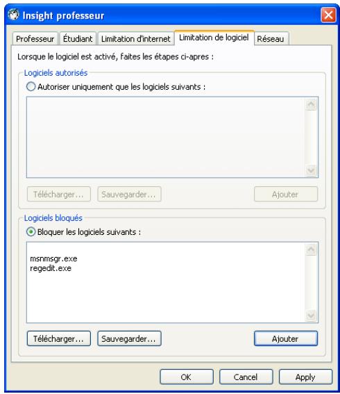 FARONICS INSIGHT - Limiter les applications de l'élève - 1