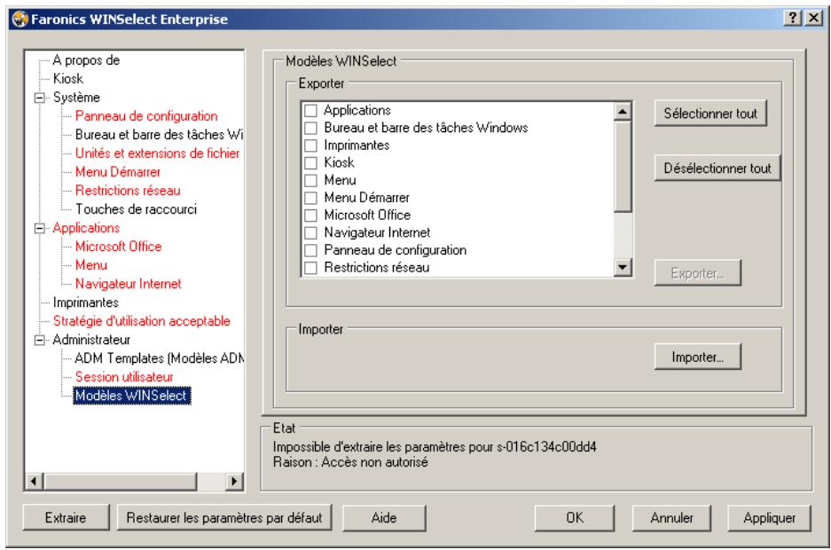 FARONICS WINSELECT ENTERPRISE - Modèles WINSelect - 1