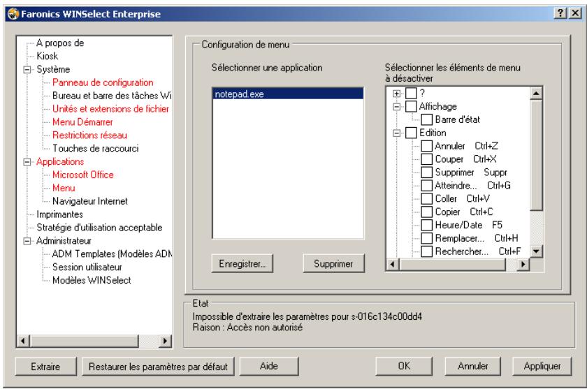 FARONICS WINSELECT ENTERPRISE - Menu - 4