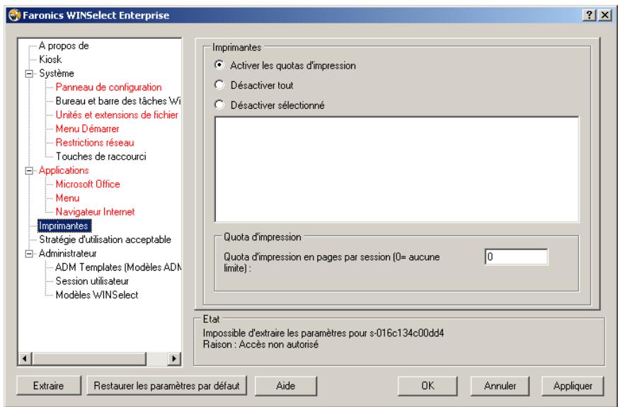 FARONICS WINSELECT ENTERPRISE - Imprimantes - 1