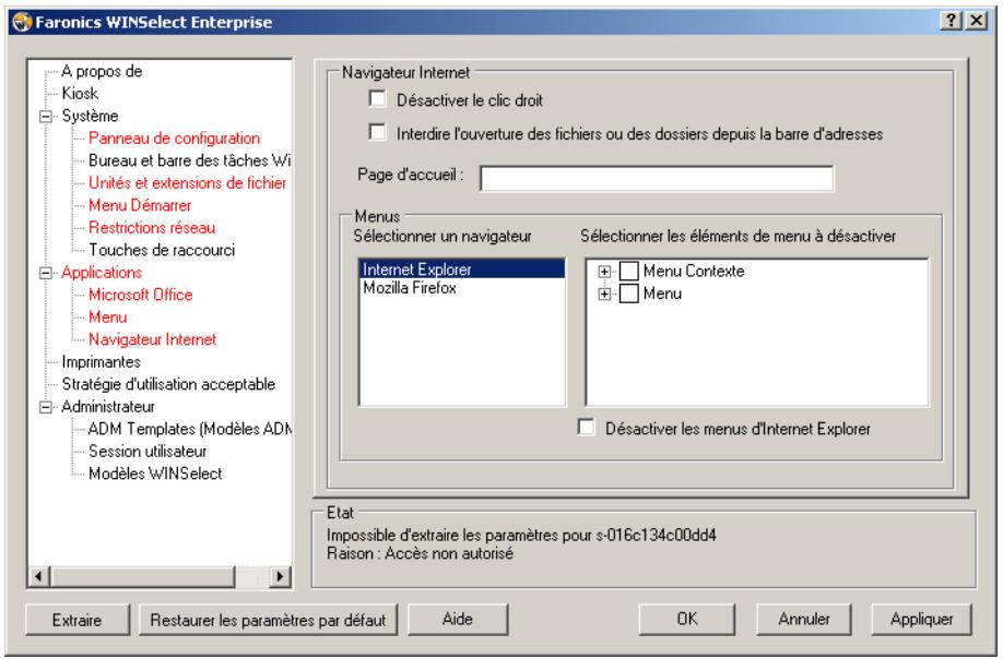 FARONICS WINSELECT ENTERPRISE - Navigateur Internet - 1