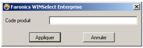 FARONICS WINSELECT ENTERPRISE - Application de la licence sur un poste de travail via Faronics Core Console - 2