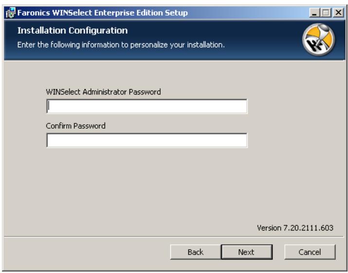 FARONICS WINSELECT ENTERPRISE - Installation manuelle de WINSelect sur un poste de travail - 5