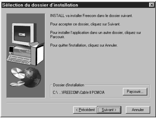 FREECOM CABLE II PCMCIA & CARDBUS - Installation logicielle sous Windows NT 4.0 - 1