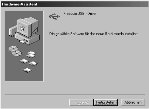 FREECOM CABLE II USB & FIREWIRE - Installation sous Windows 98 SE / Windows ME (USB) - 3