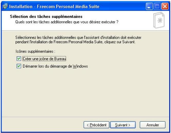 FREECOM FHD-3 - Installation du logiciel freecom personal media suite - 5
