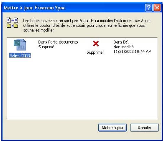 FREECOM FHD-3 - Traitement des fichiers supprimés - 1