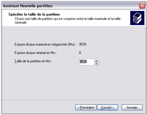 FREECOM MEDIAPLAYER 3 - Créer deux partitions ou plus sur le MediaPlayer-3, sous Windows XP et Windows 2000 - 2