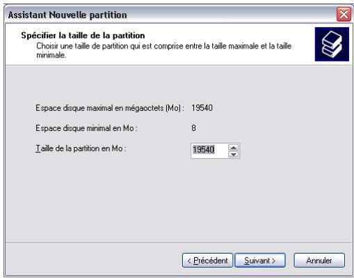 FREECOM MEDIAPLAYER 3 - Créer une partition sur le MediaPlayer-3, sous Windows XP / 2000 - 4
