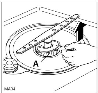 REX E60LS-E - Pour trier le filtre central: - 1