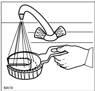 REX E60LS-E - Pour trier le filtre central: - 2