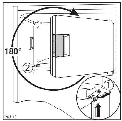 REX FI243FA - Anschlagwechsel Verdampferfachtür - 4