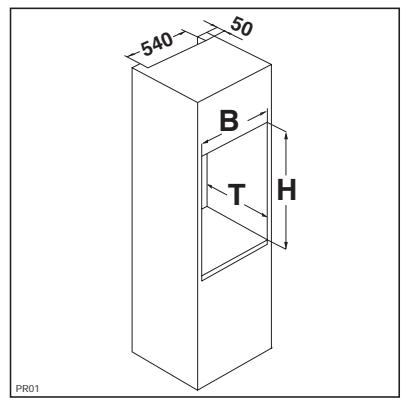REX FI243FA - Instructions pour l'encastrement - 2