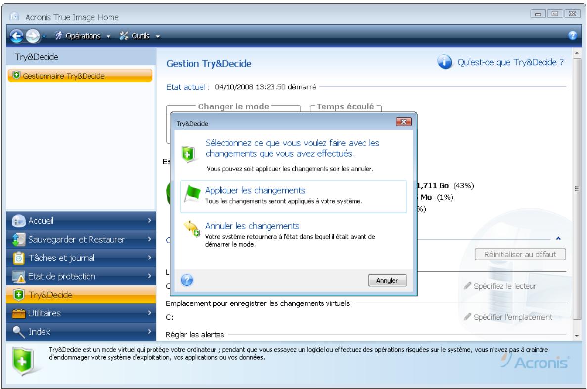 ACRONIS TRUE IMAGE HOME 2009 - Chapitre 7 Try&Decide - 5