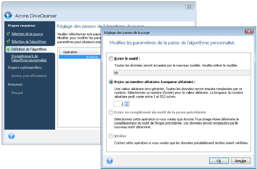 ACRONIS TRUE IMAGE HOME 2009 - Création d'algorithmes personnalisés de destruction des données - 1