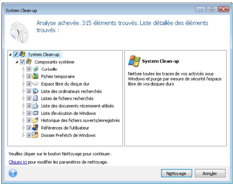 ACRONIS TRUE IMAGE HOME 2009 - Nettoyage système - 3