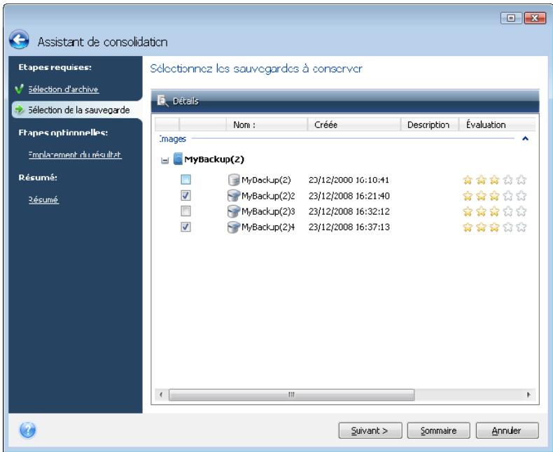 ACRONIS TRUE IMAGE HOME 2009 - Consolidation de sauvegardes - 4