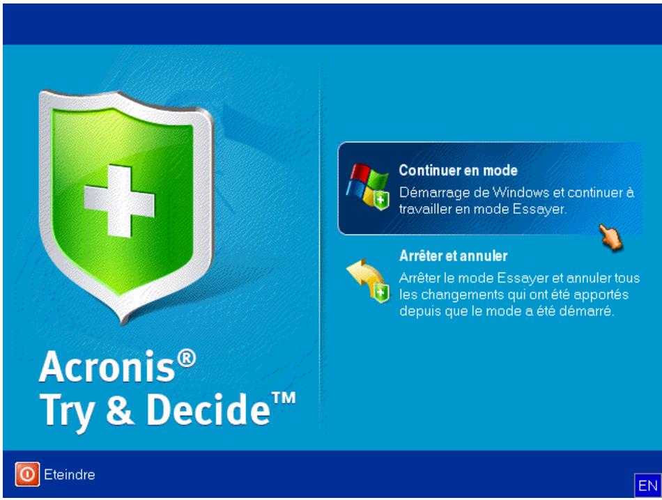 ACRONIS TRUE IMAGE HOME 2009 - Chapitre 7 Try&Decide - 4