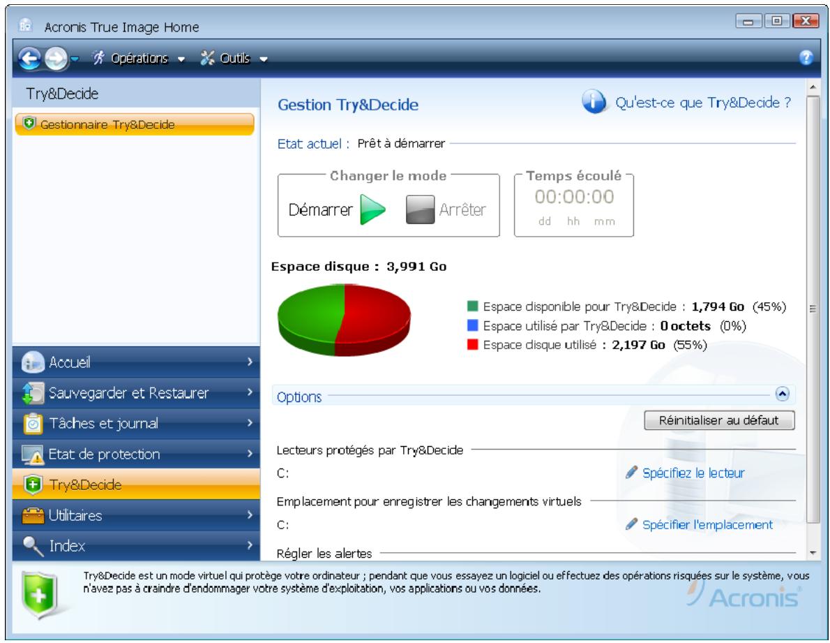 ACRONIS TRUE IMAGE HOME 2009 - Chapitre 7 Try&Decide - 2
