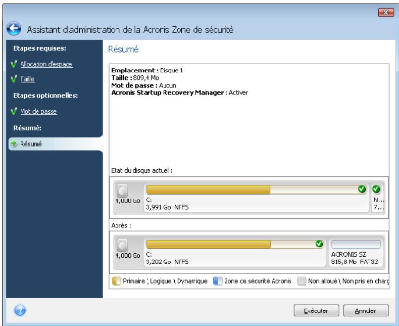 ACRONIS TRUE IMAGE HOME 2009 - Créer acronis secure zone - 6
