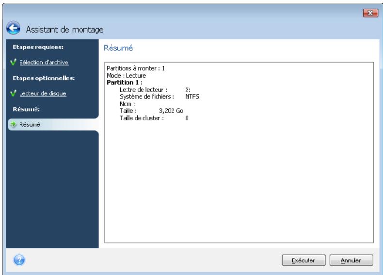 ACRONIS TRUE IMAGE HOME 2009 - Monter une image - 5