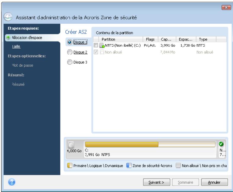 ACRONIS TRUE IMAGE HOME 2009 - Créer acronis secure zone - 2