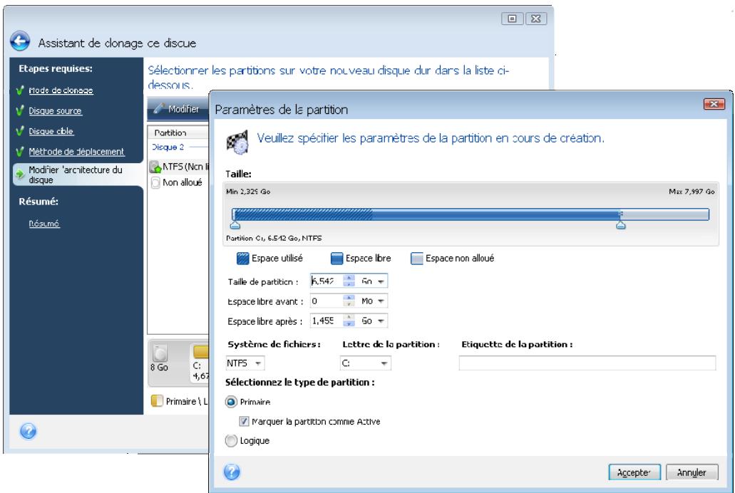 ACRONIS TRUE IMAGE HOME 2009 - Clonage avec un partitionnement manuel - 2