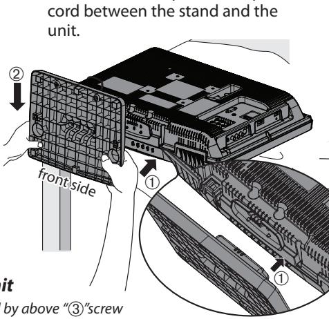 SYLVANIA LC195SSX - ☑ Attaching the Stand - 2