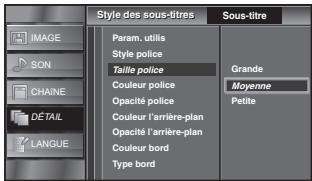 SYLVANIA LC225SSX - Taille police - 1