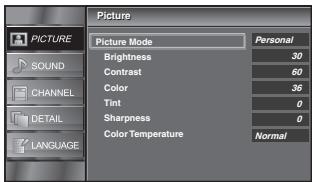 SYLVANIA LC225SSX - Picture Adjustment - 5