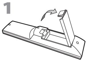 SYLVANIA LC225SSX - l Installing the Batteries - 1