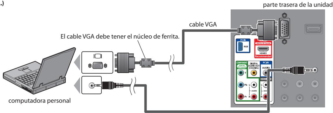 SYLVANIA LC225SSX - [Conexión de PC] - 1