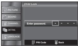 SYLVANIA LC225SSX - Use [the Number buttons] to enter the 4-digit numbers for your PIN Code. - 2