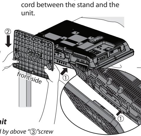 SYLVANIA LC225SSX - ☑ Attaching the Stand - 2