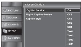 SYLVANIA LC225SSX - Caption Service - 3