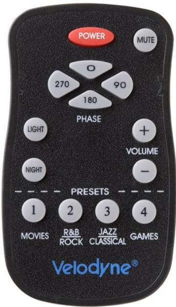 VELODYNE DLS-4000R - Télécommande - 1