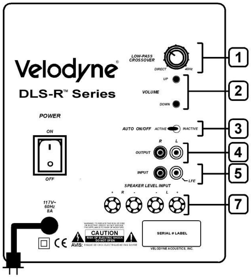 VELODYNE DLS-4000R - Bornes SORTIE NIVEAU HAUT-PARLEUR - 2