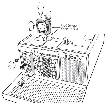 MAXDATA P5200 CASE - Remplacement d'un ventilateur système avant - 1