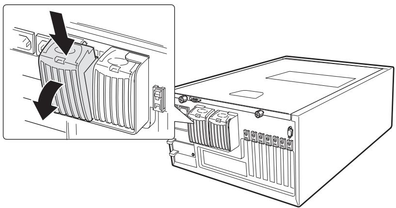 MAXDATA P5200 CASE - Remplacement d'un ventilateur système arrière - 1