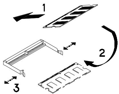MAXDATA 700T - Speichermodule einsetzen/austauschen - 2