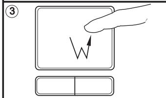 MAXDATA PRO 6110 IW - Manipulation du pavé tactile - 3